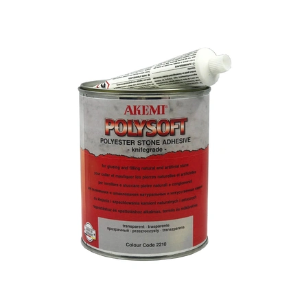 Полиэфирная клей шпатлевка Akemi polysoft цвет белый