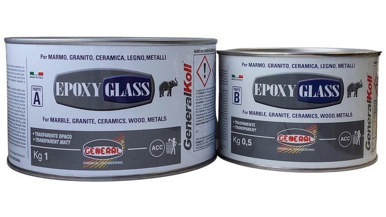 Эпоксидный клей бесцветный гелеобразный GENERAL Epoxy Glass